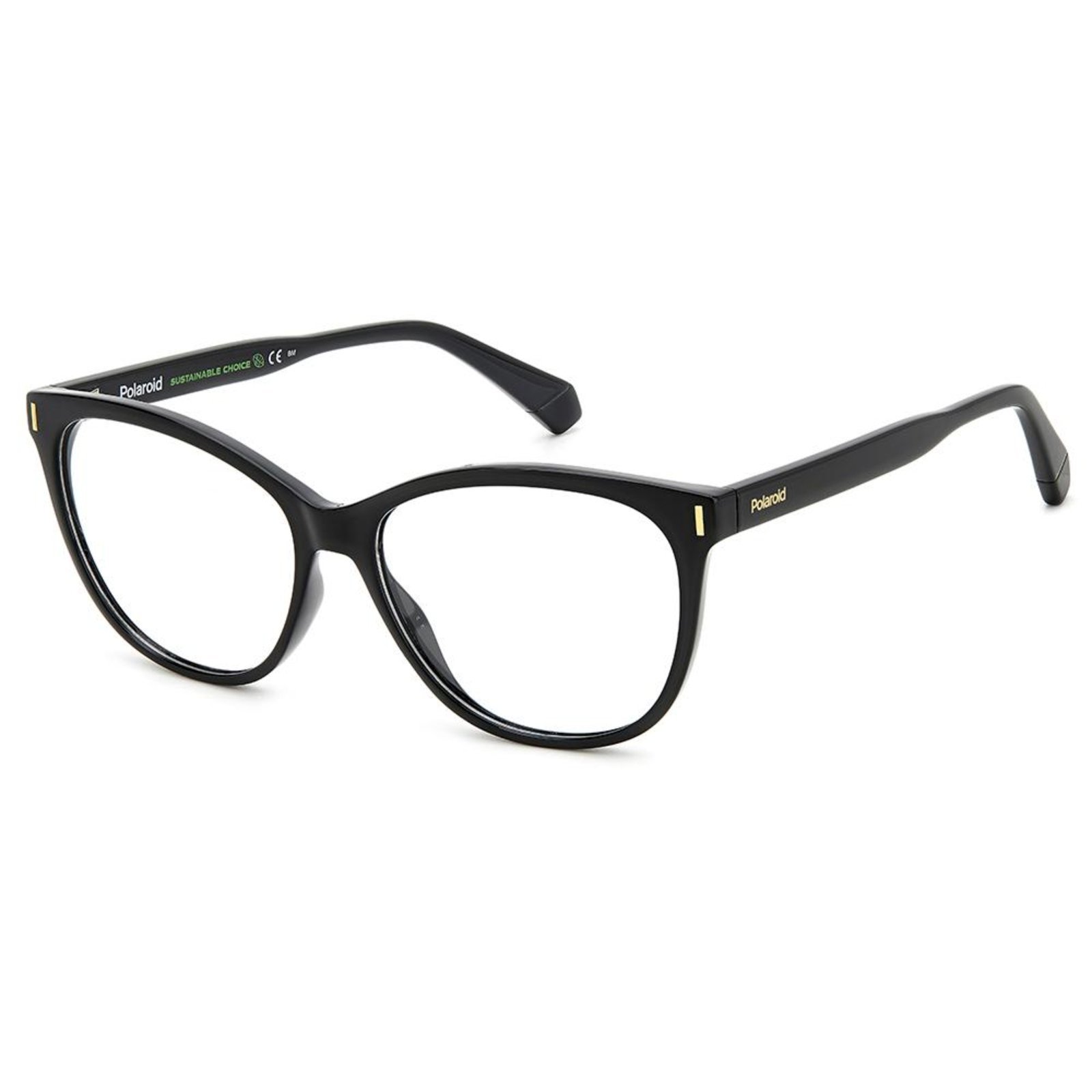 Armação de Óculos Polaroid Pld D463 807 – Preto 56