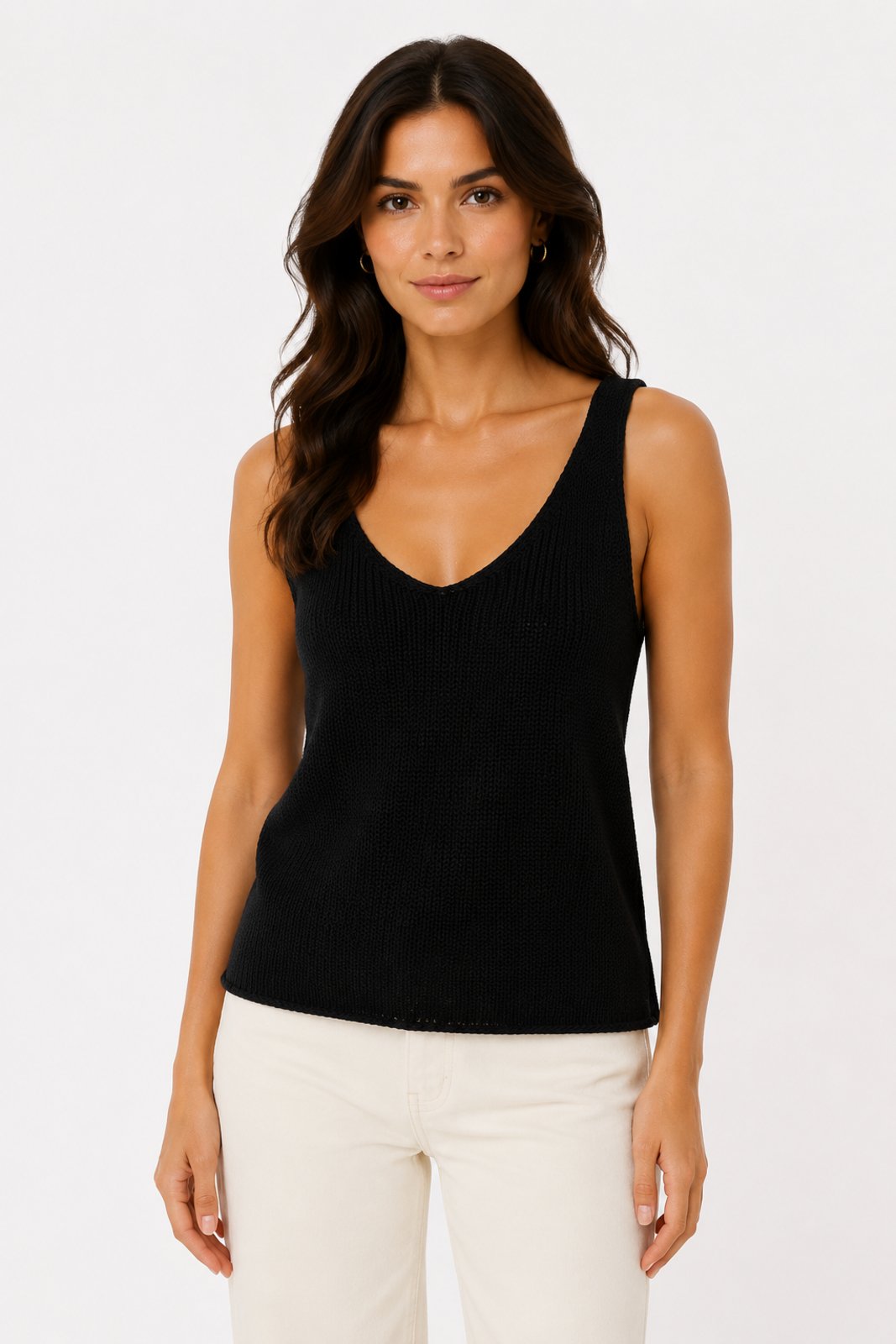 Regata Tricôt D Bell Outlet Fashion Preto