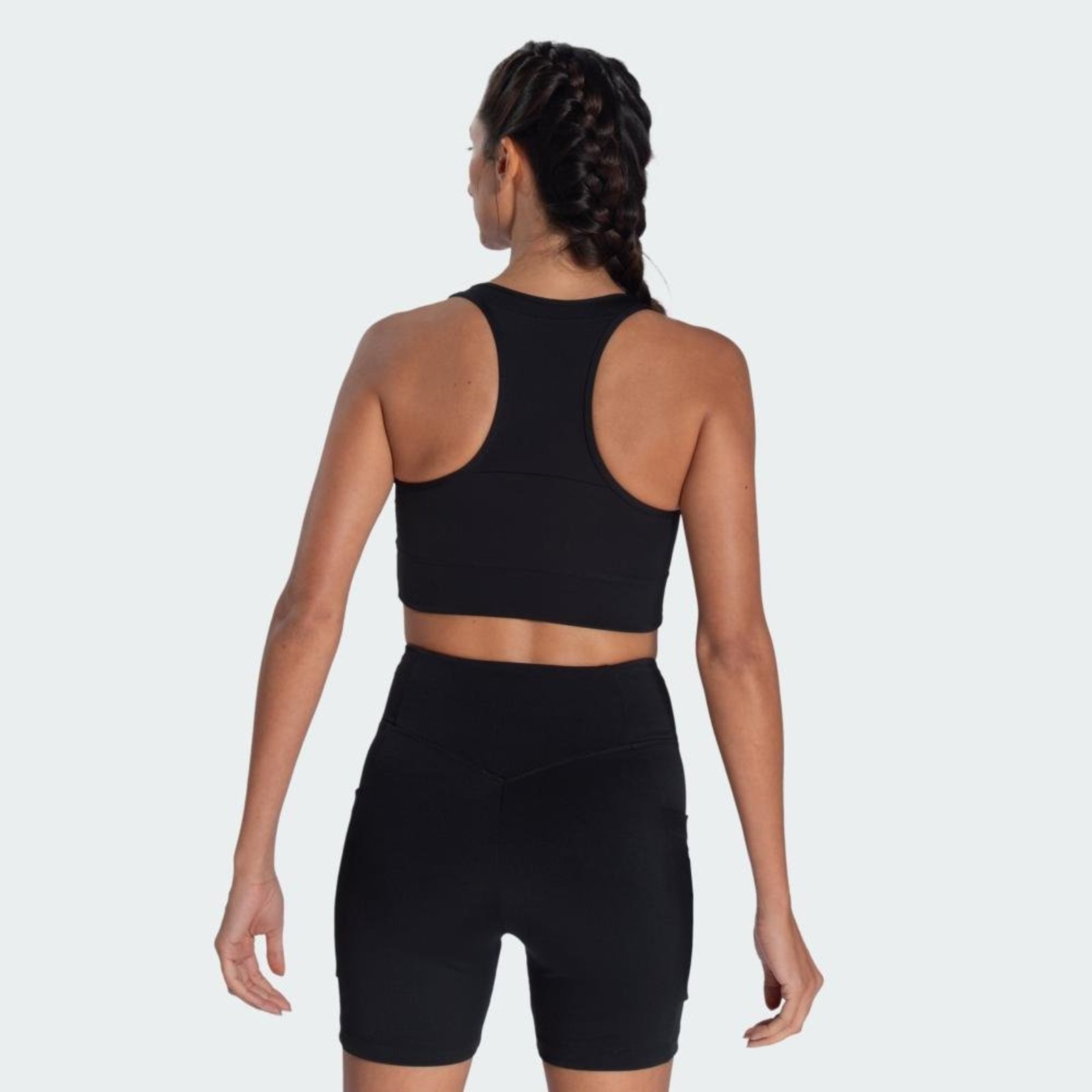 Top Esportivo Suporte Médio Pocket Preto