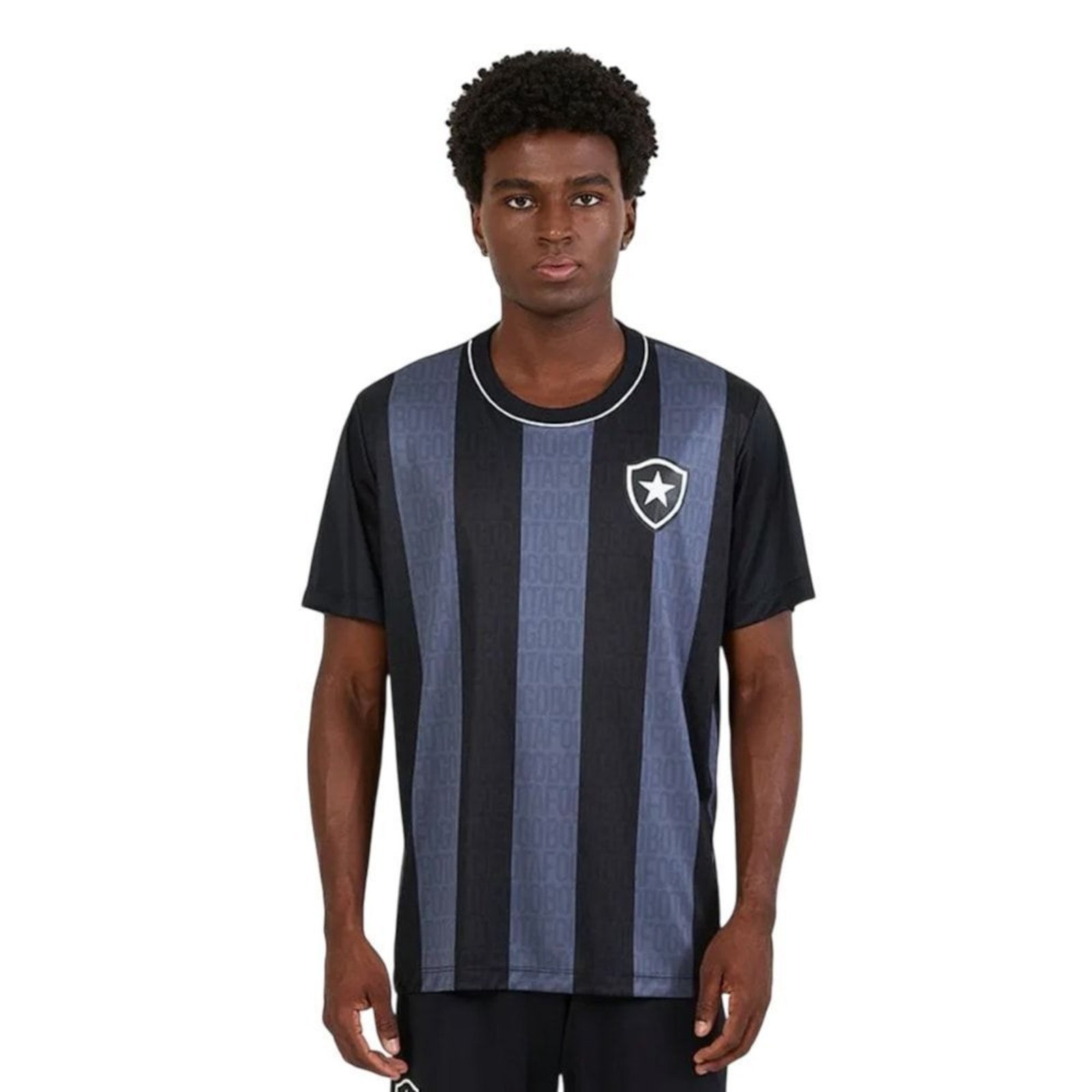 Camisa Braziline Botafogo Intenso Masculina - Preto - braziline