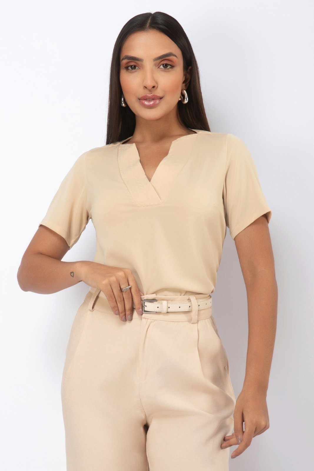 Blusa Memórias Manga Curta – Zaiko