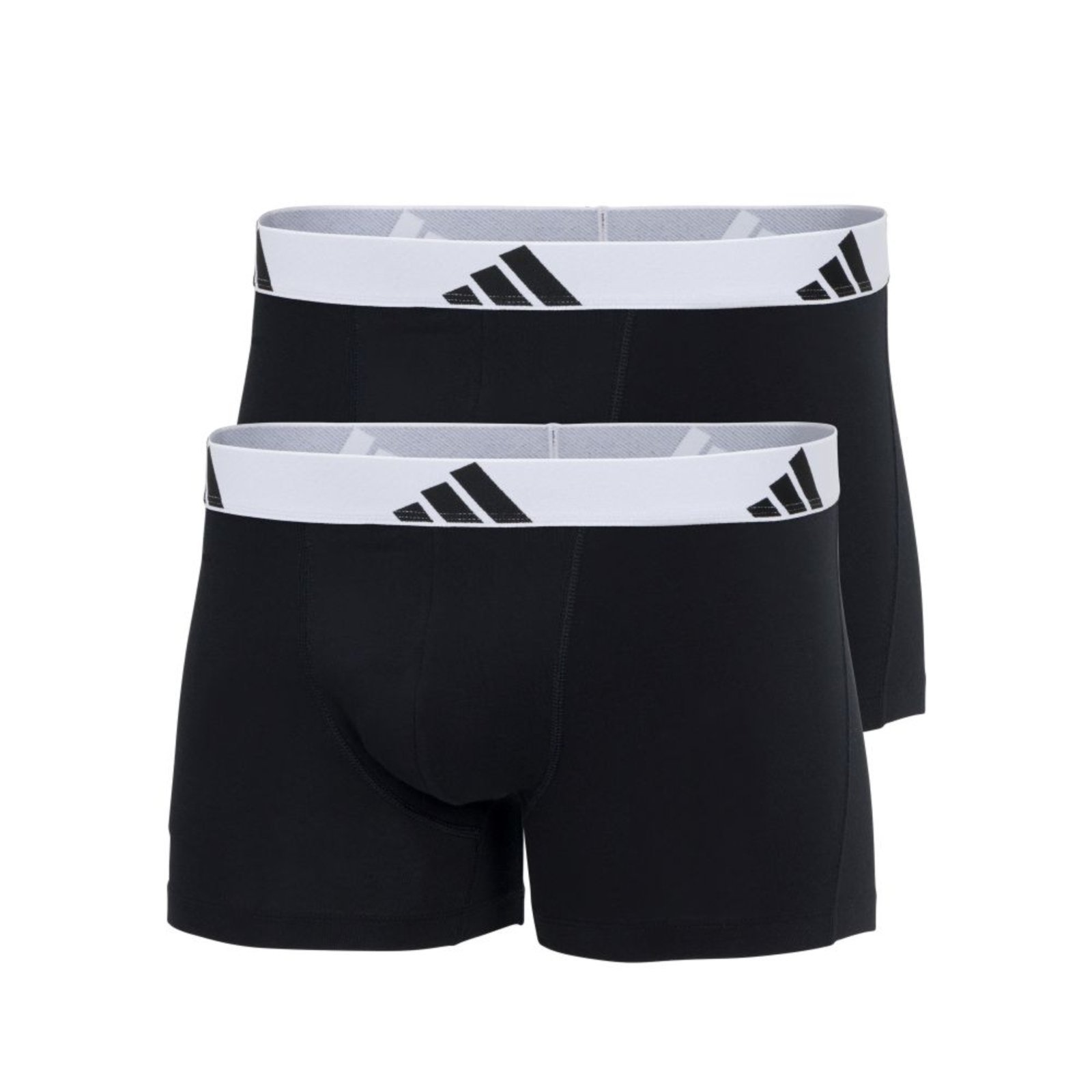 Kit Com 2 Cuecas Boxer Masculina Adidas Underwear Preto