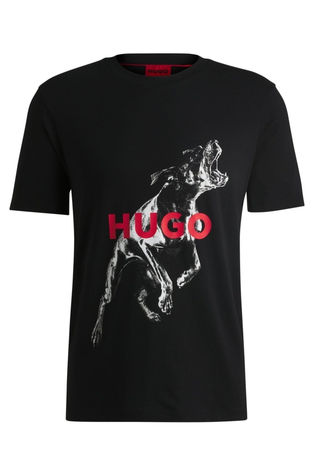 Camiseta Oversized De Algodão Com Estampa De Animal