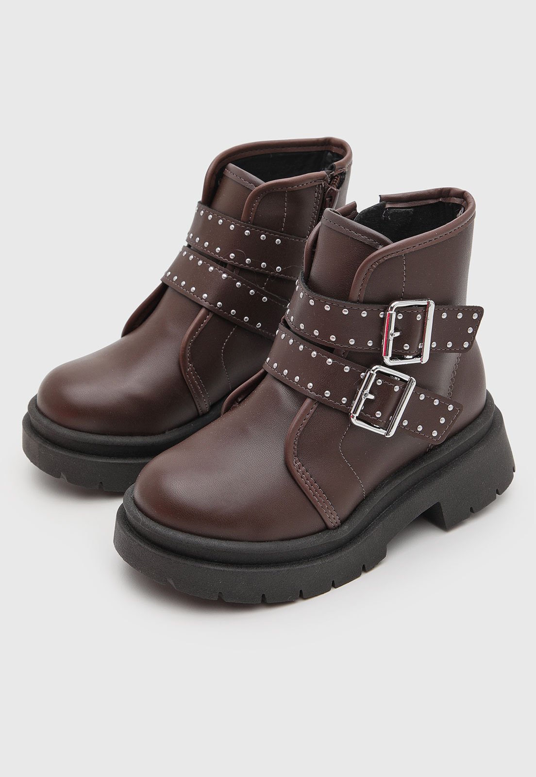 Infantil - Bota Molekinha Fivelas Marrom