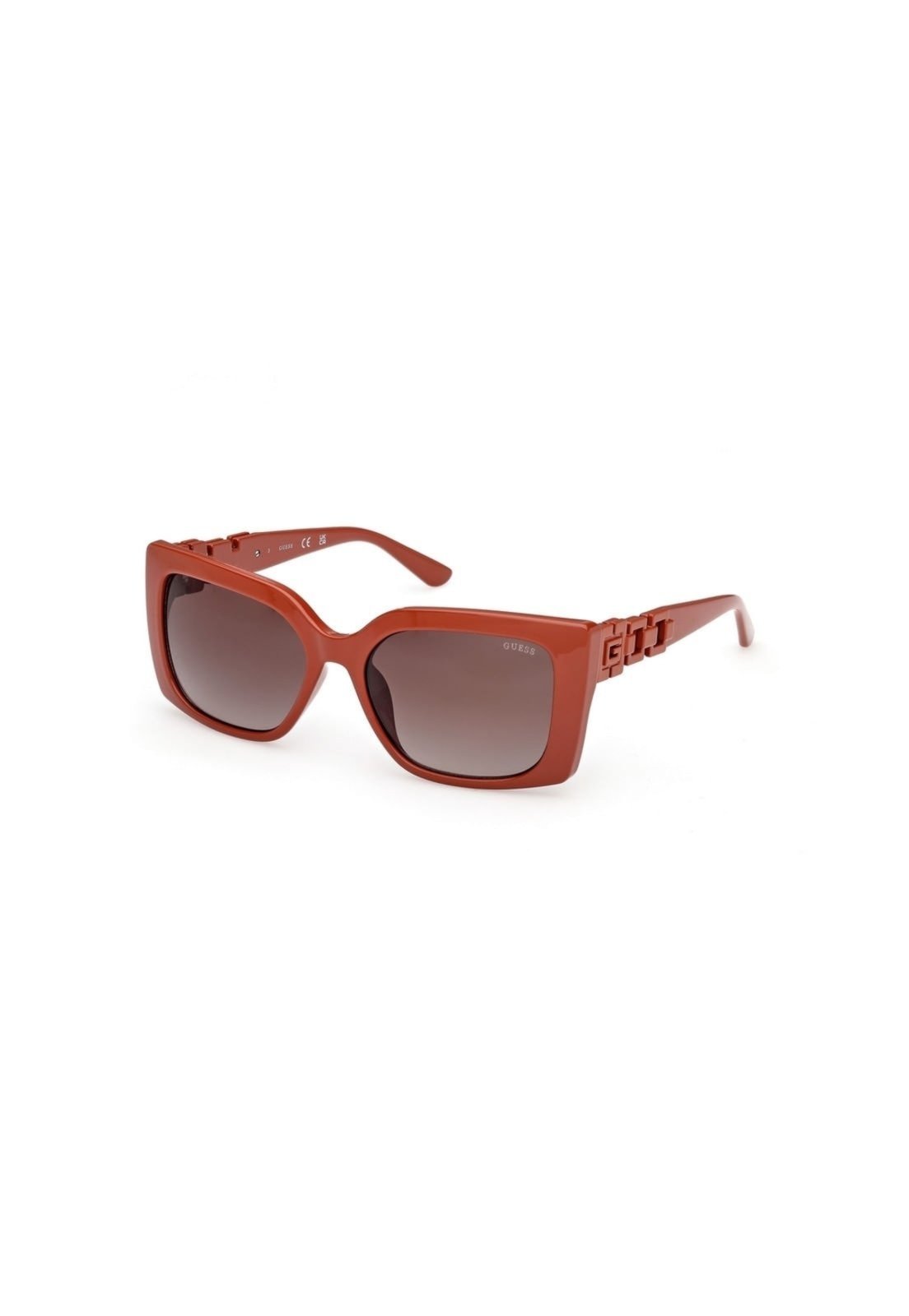 Vista 3 Óculos de Sol Guess Retangular Acetato laranja laranja