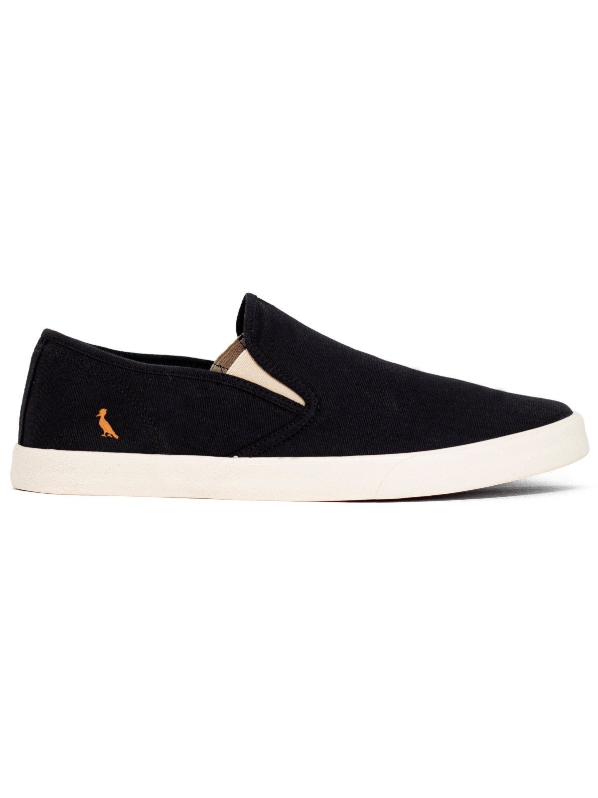 Tênis Masculino Slip On Reserva Go Casual Slip Bora Elástico Confortável Preto