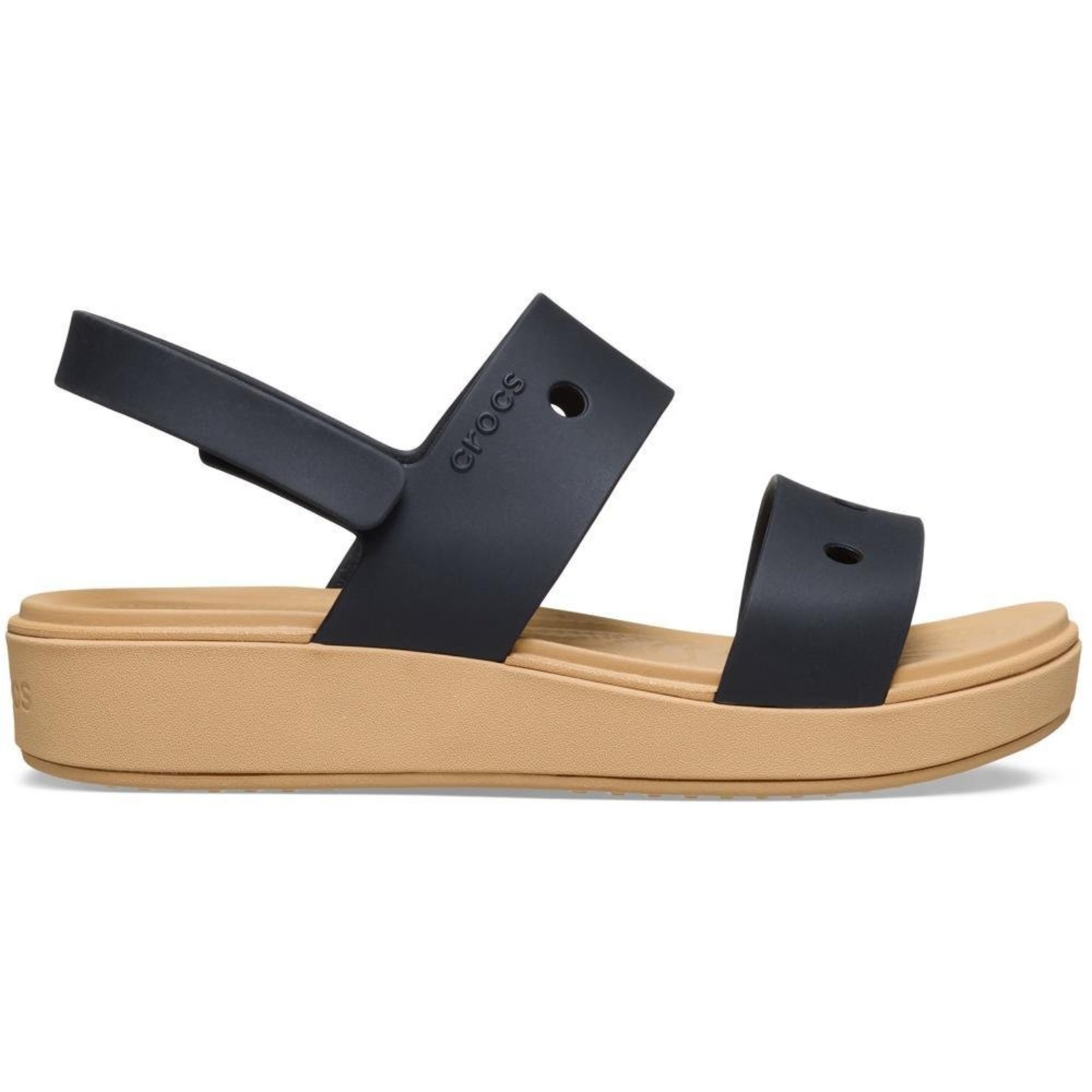 Infantil - Sandália Crocs Brooklyn Sandal K Black/Cashew Preto
