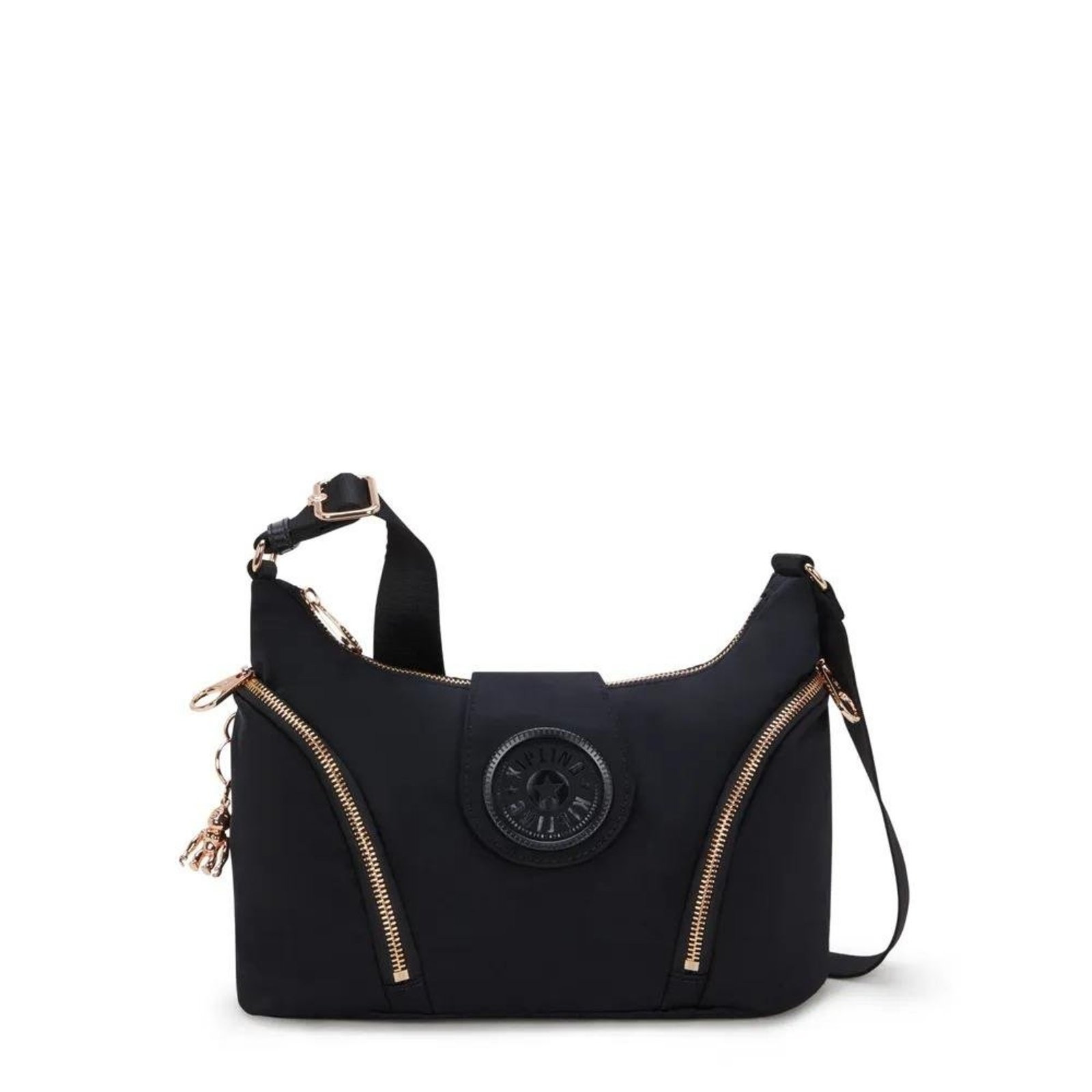 Bolsa Kipling Sera M Blck Rose Spice