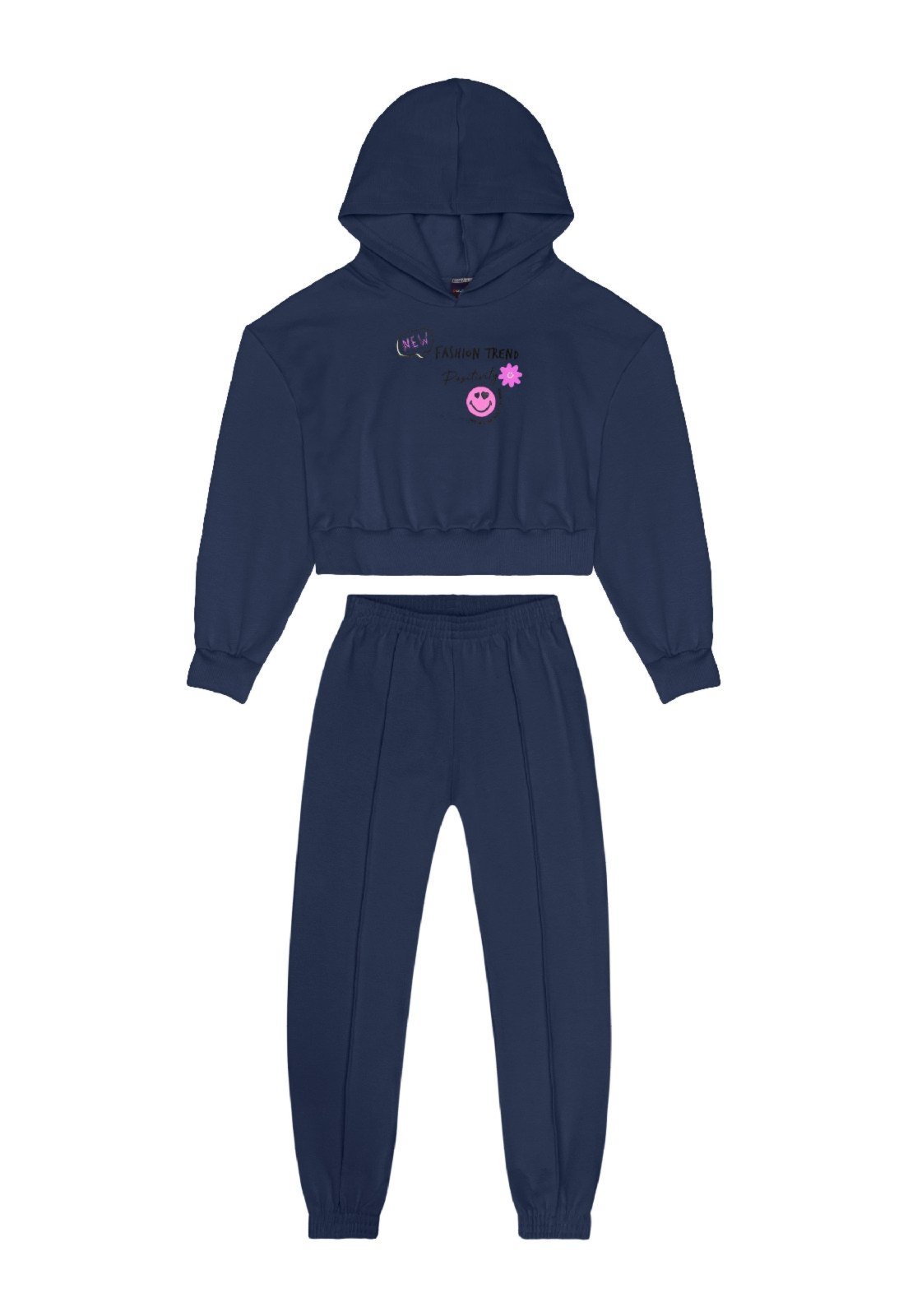 Infantil – Conjunto Blusão e Calça Guloseima Azul