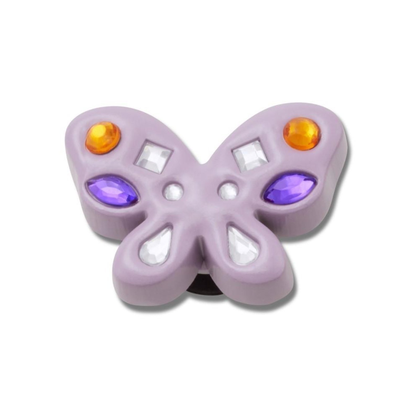 Vista 2 Infantil - Jibbitz™ Borboleta Com Pedras Crocs branco