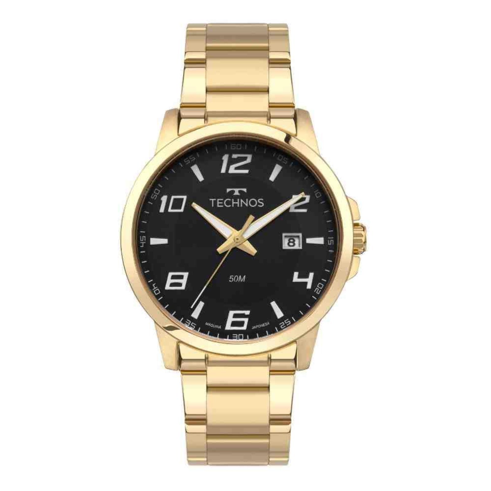Relógio Technos Dourado Masculino 2315LAU/1P