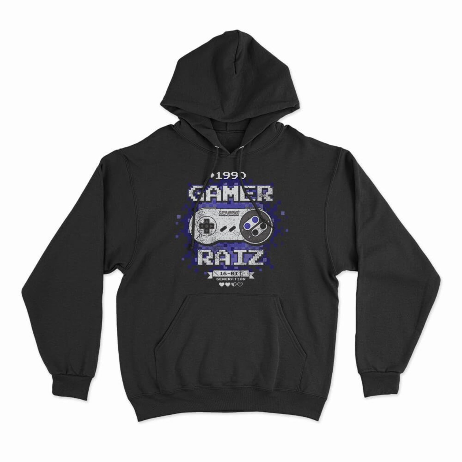 Moletom Com Capuz Gamer Raiz - Preto - Casual - Studio Geek