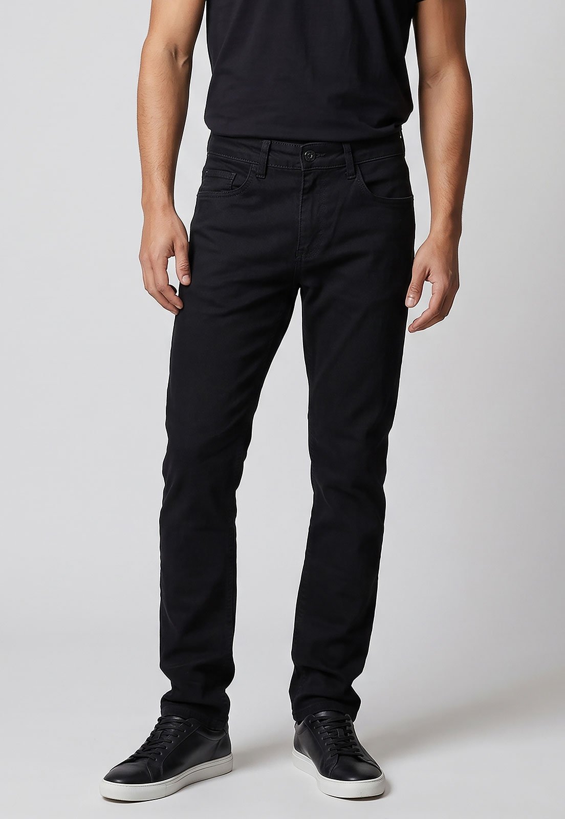 Calça Jeans Masculina Aramis Reta Preta