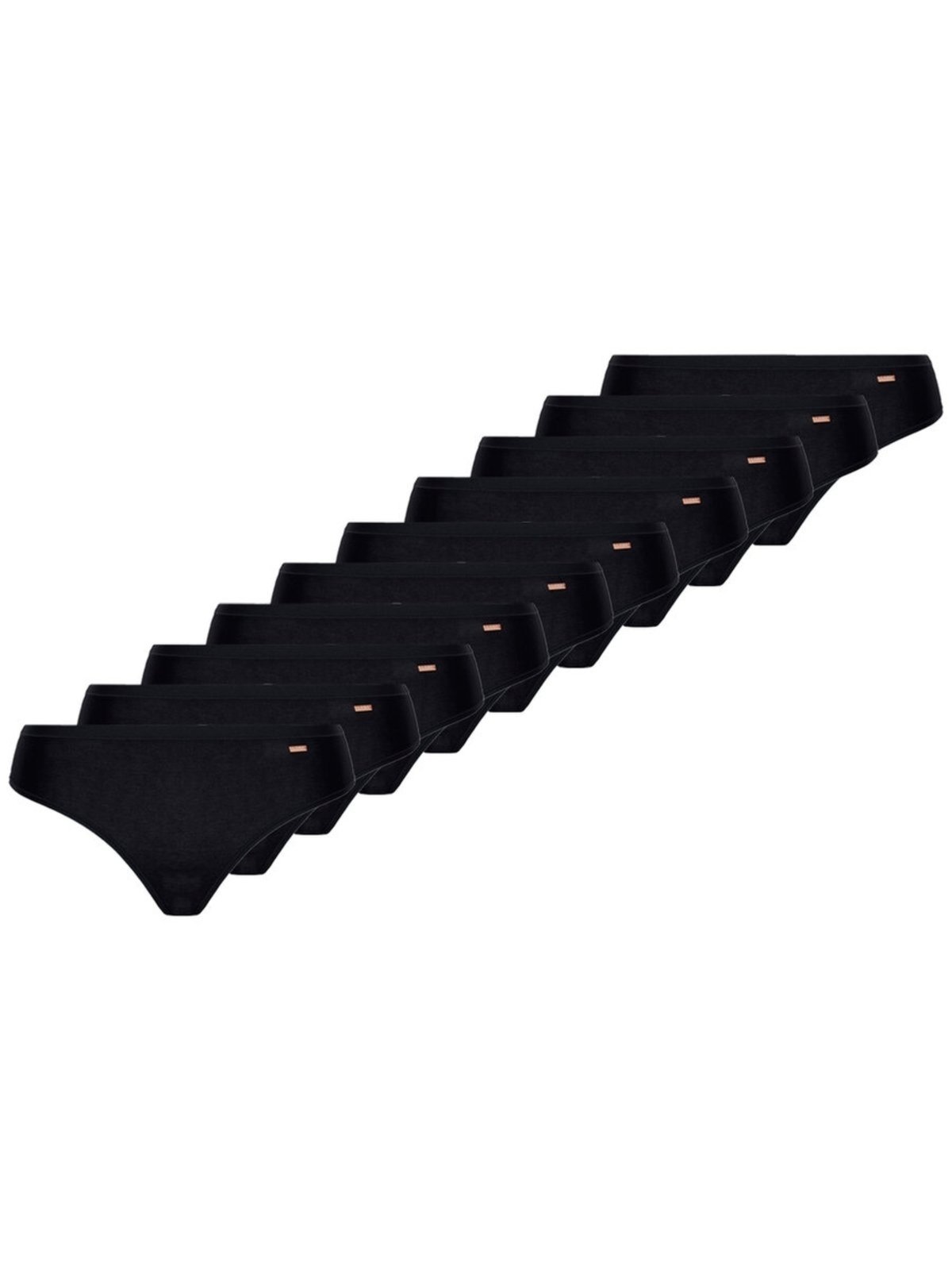 Kit com 10 Calcinhas Biquíni Loba 40353-001 Preto