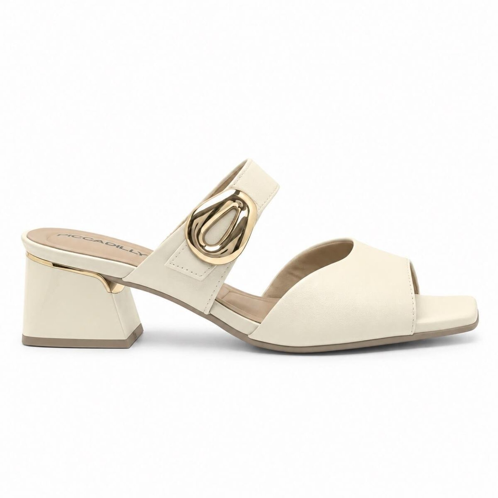 Tamanco Feminina Piccadilly 543107 Offwhite