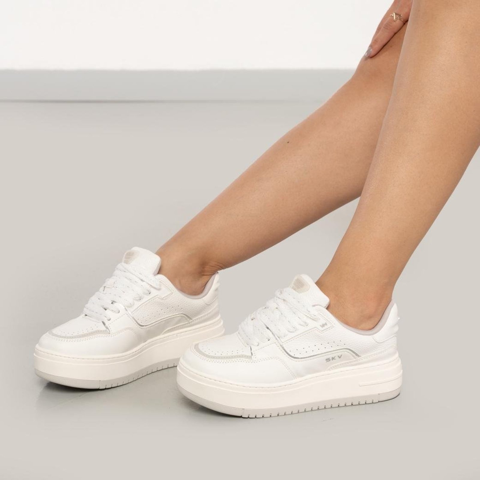 Tênis Via Marte Streetwear Feminino Branco