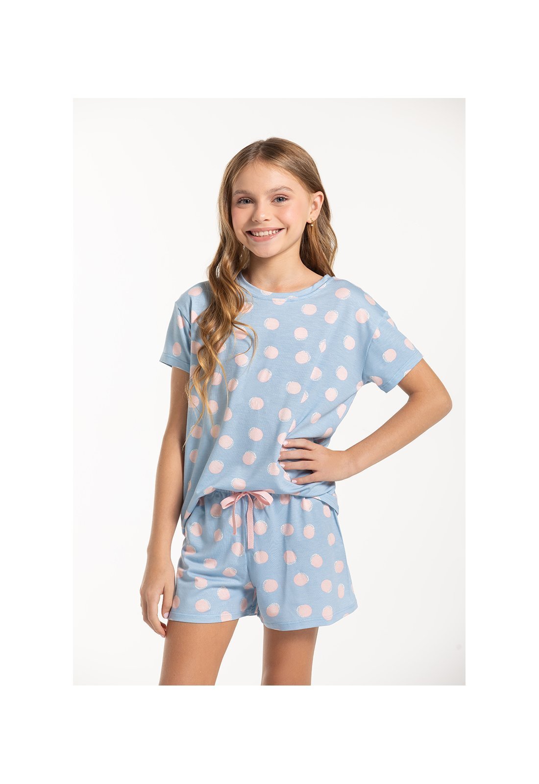 Conjunto Pijama Juvenil Menina Malha Viscolycra
