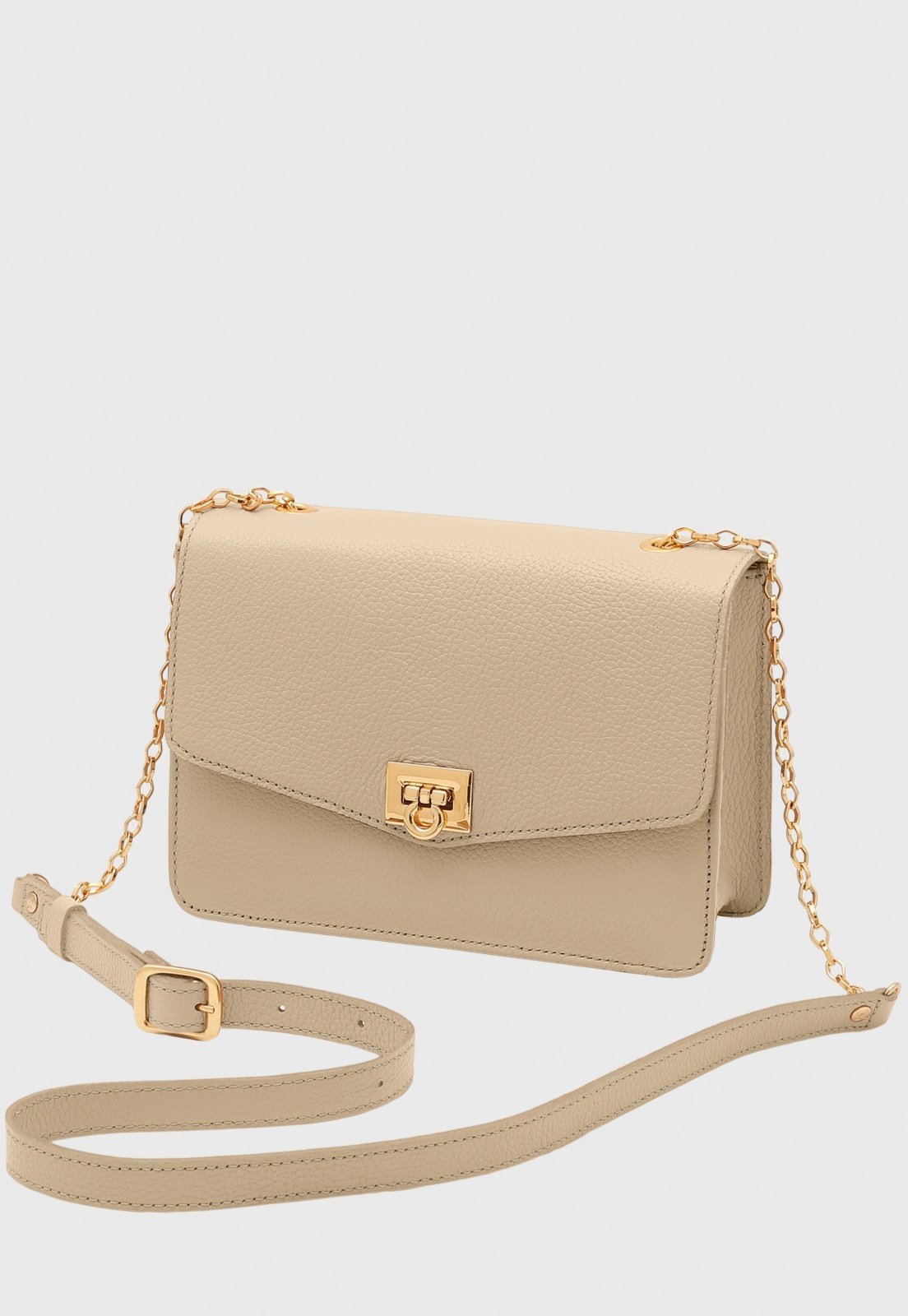 Bolsa Transversal Couro Mariart Margarida Aveia