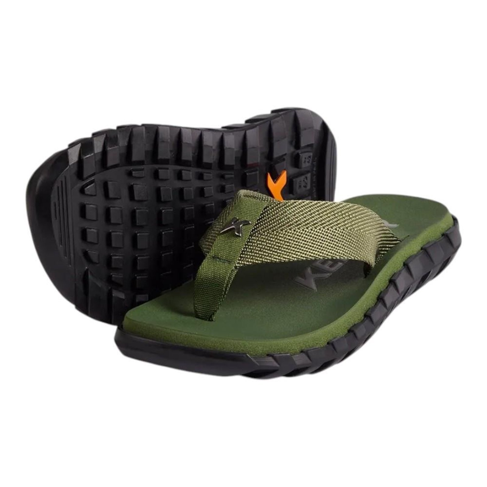 Chinelo Kenner Megah Masculino Verde e Preto Verde