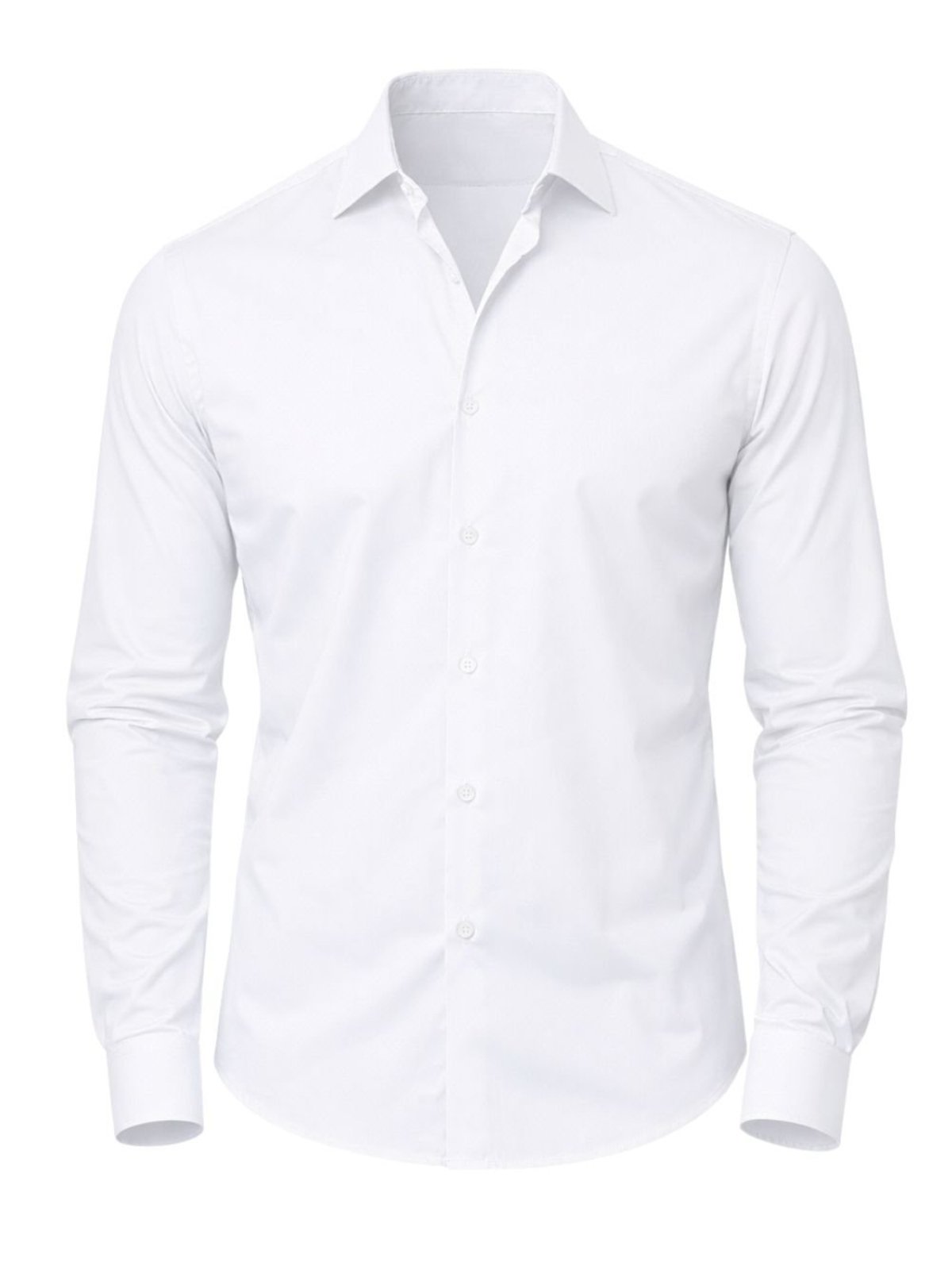 Camisa Social Masculina Casual Slim Fit com Elastano Crocker