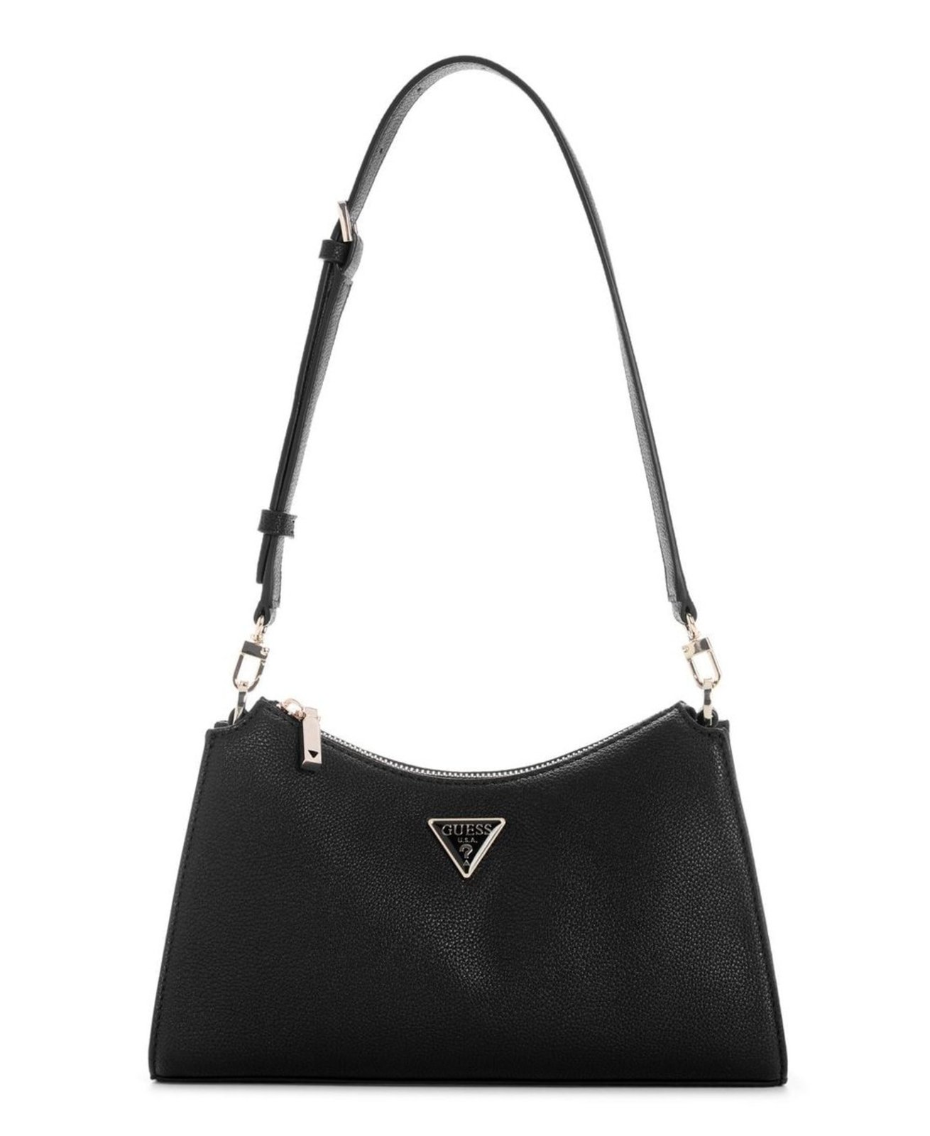 Bolsa Lucci Top Zip Guess Shoulder Preto