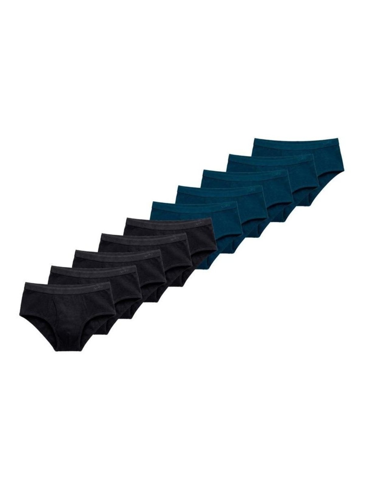 Kit com 10 Cuecas Slip Lupo com Abertura 546-003