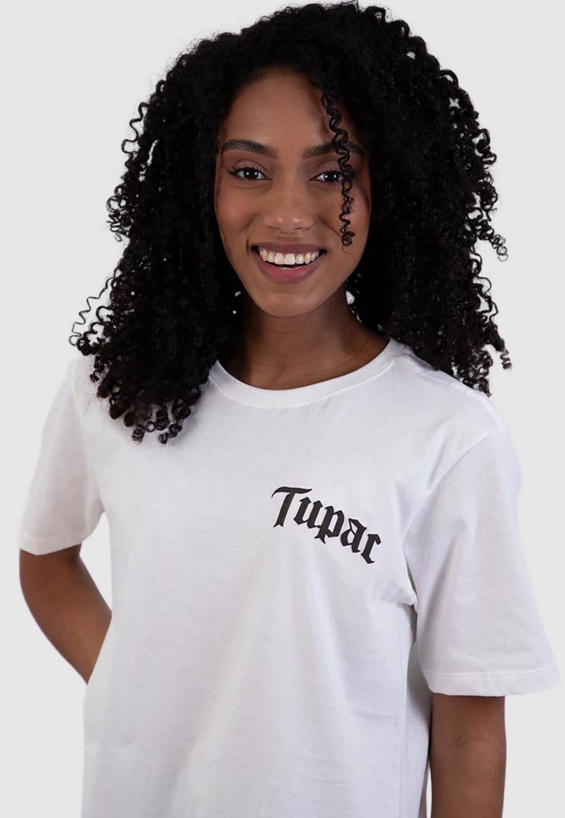 Camiseta Piticas Tupac Álbum Until The End Of Time Off White