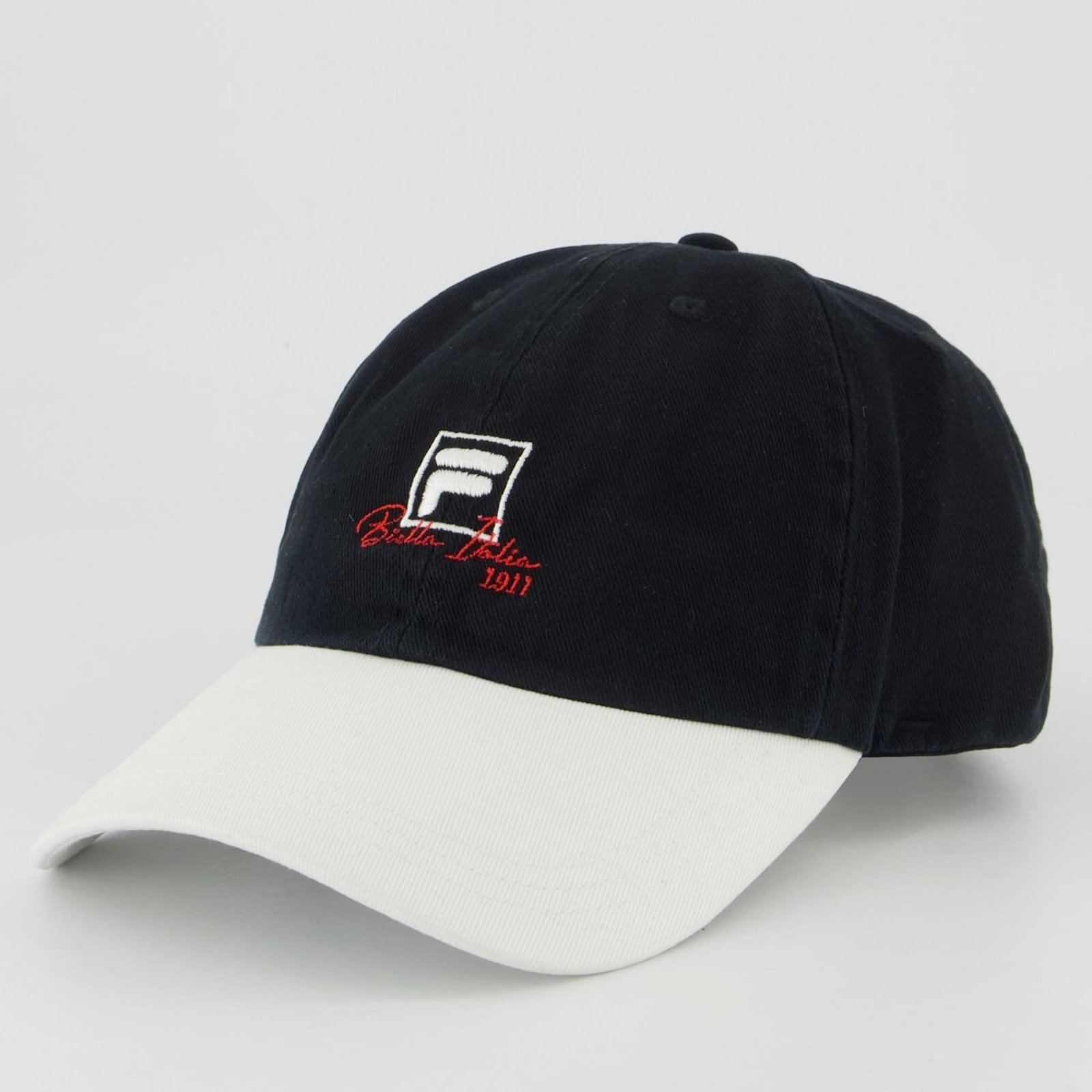 Boné Fila Sport Style 1911 F-Box Preto e Branco