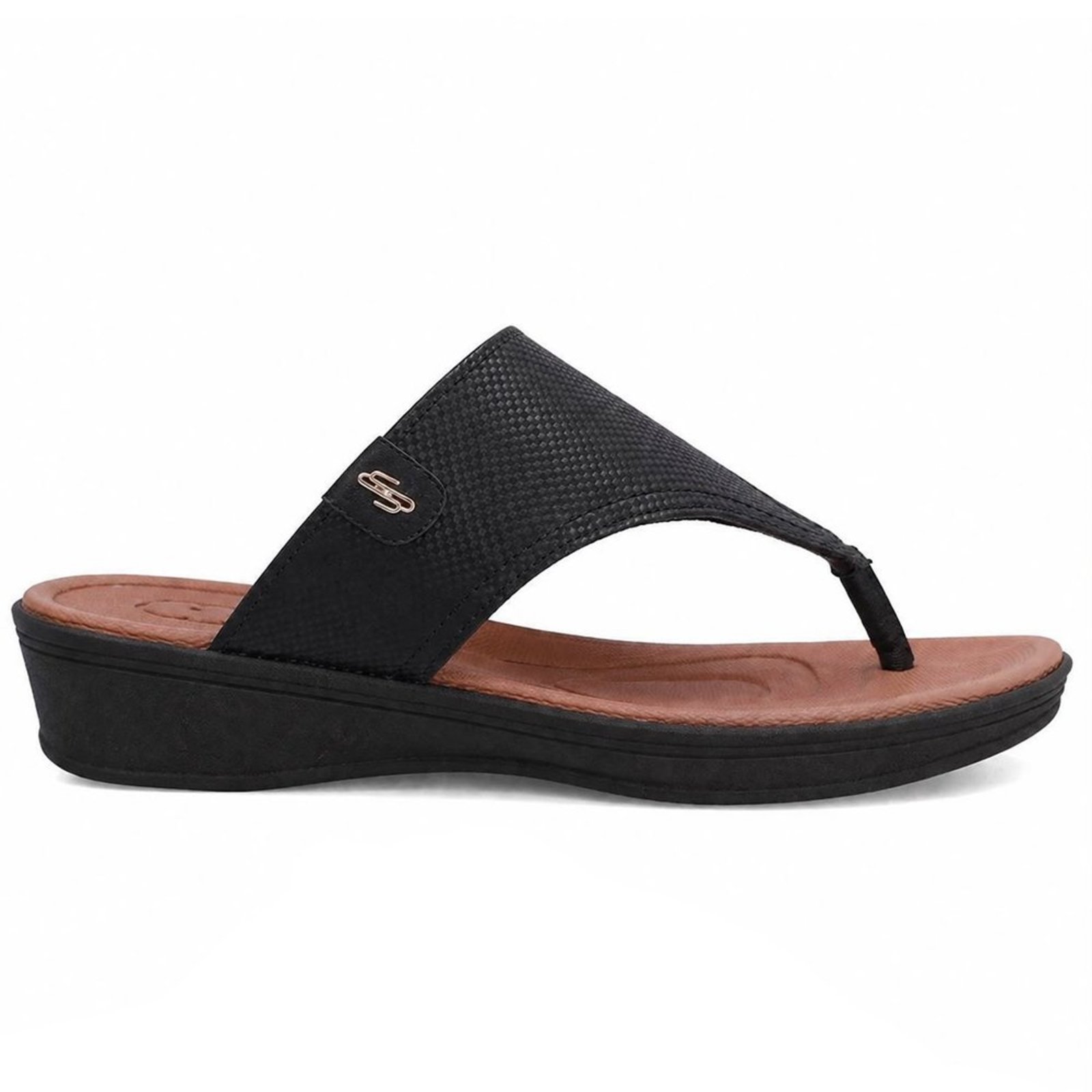 Chinelo Feminino Usaflex Anatômico Confortavel Preto