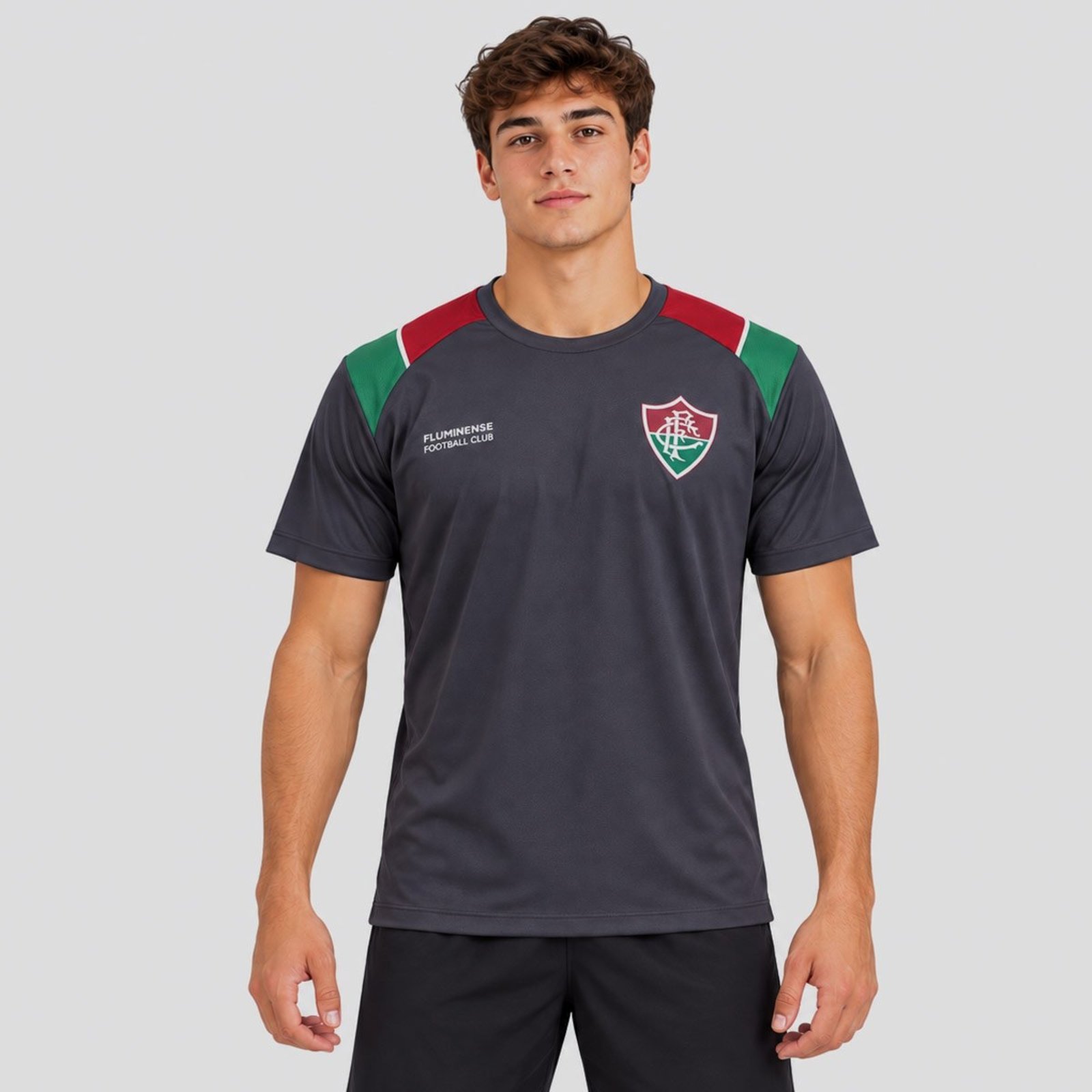 Camisa Fluminense Roda Cinza