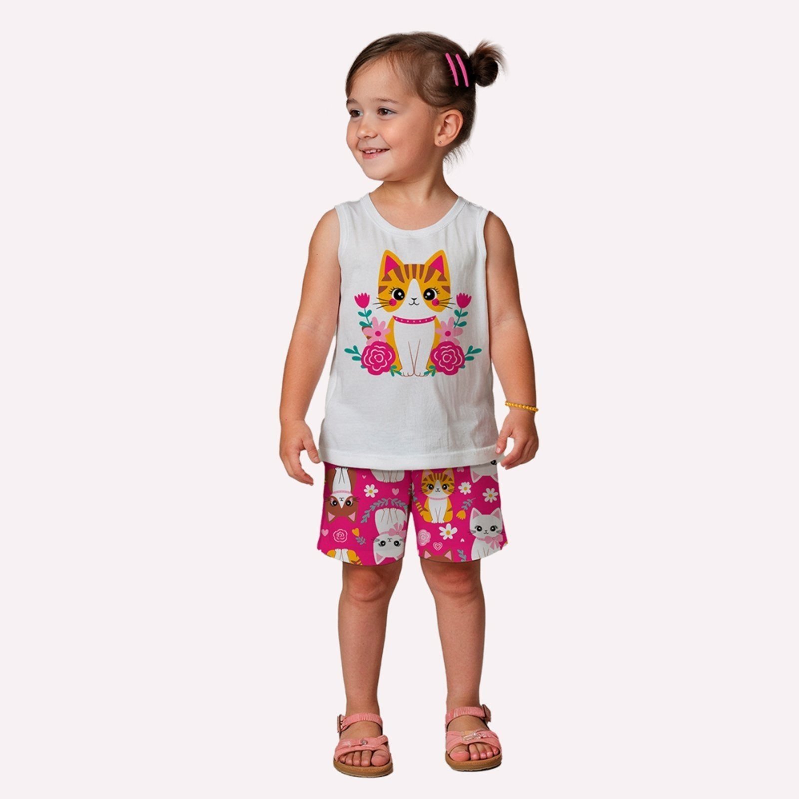 Infantil – Conjunto Menina Gatinha Kyly