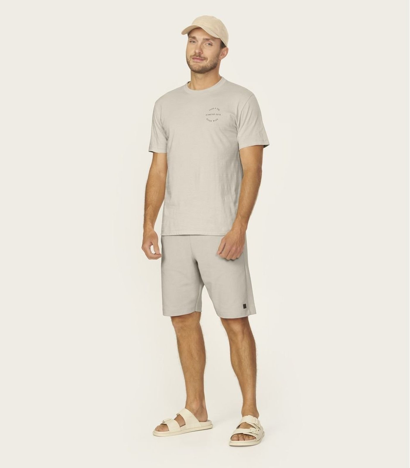 Bermuda Masculina Piquet Verona Diametro Bege