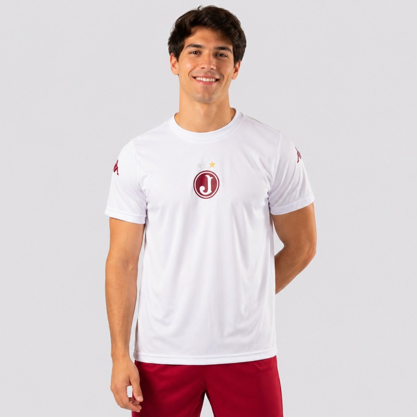 Camisa Kappa Juventus da Mooca Viagem 2026 Branca