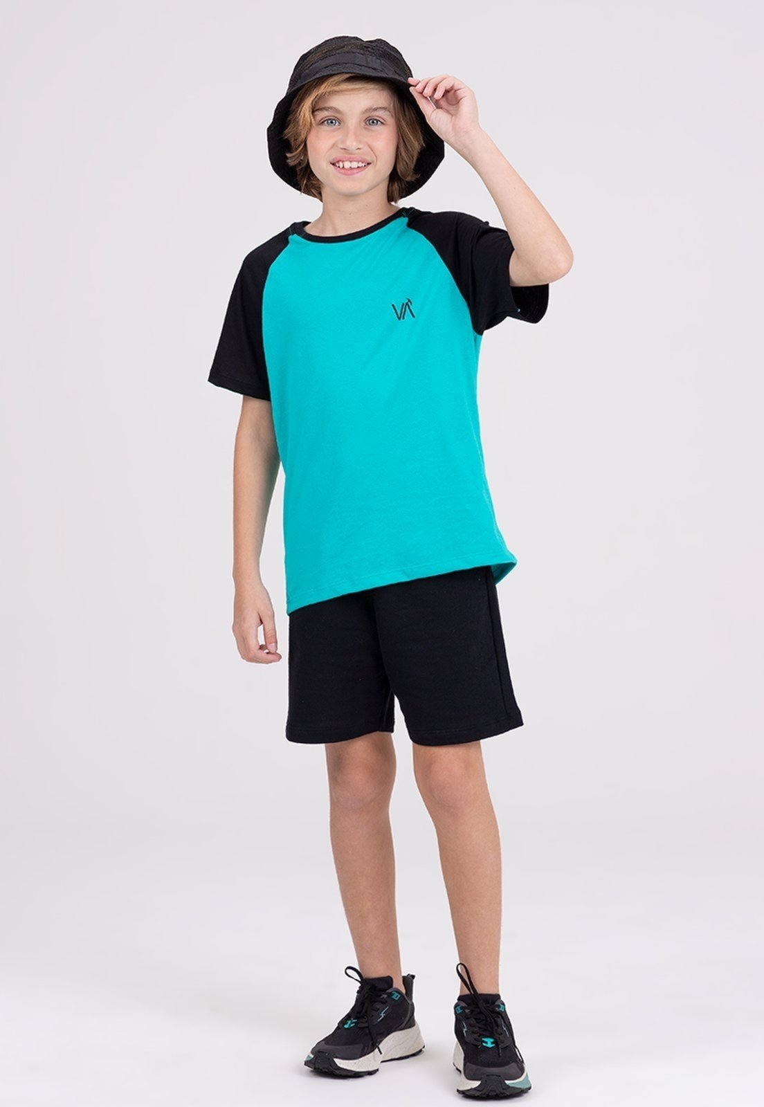 Infantil – Conjunto Raglan Slevee Verde