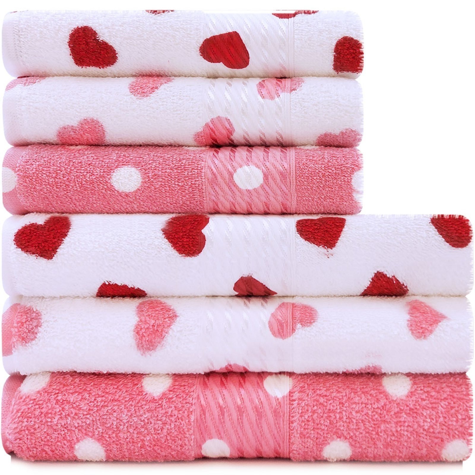 Kit 6 peças Toalha Banho + Rosto Estampada100% Algodão Felpuda Prisma – Dohler – Emcompre