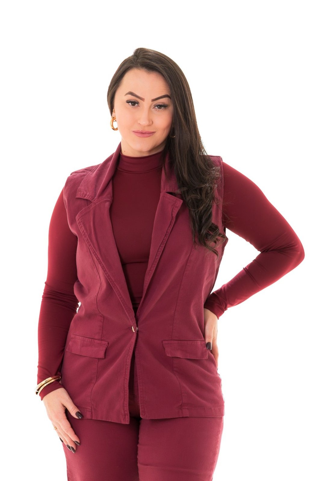 Colete Collor Feminino Comfy