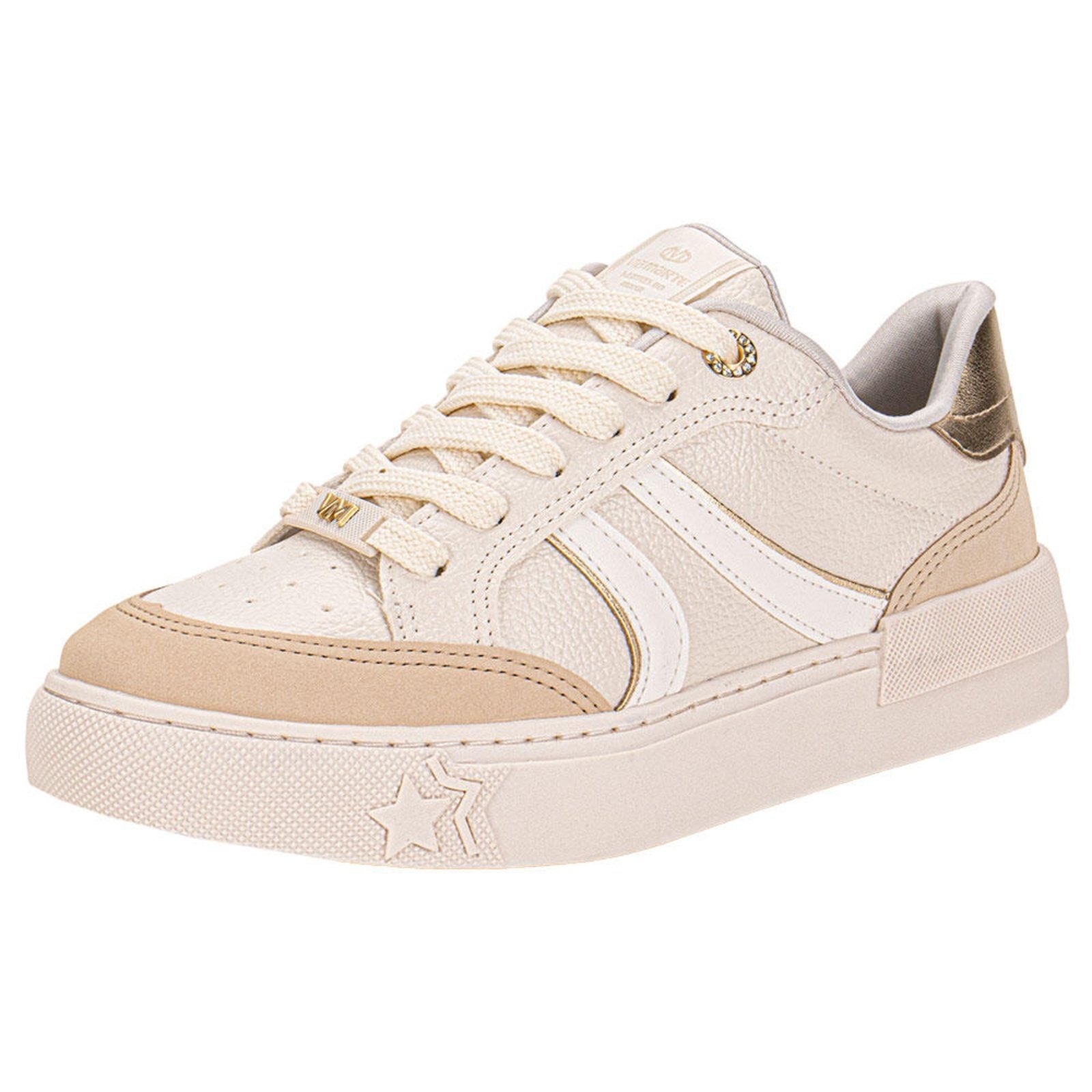 Tênis Feminino Casual Via Marte 122016 5830016 Bege