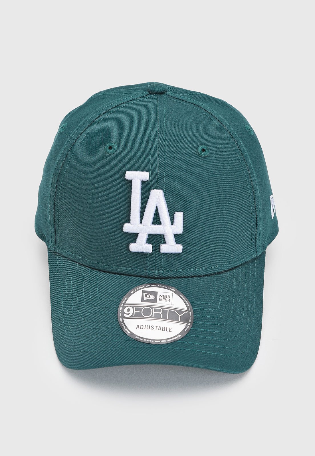 Vista 2 Boné New Era League Essential 9FORTY Los Angeles Dodgers Petróleo new era verde