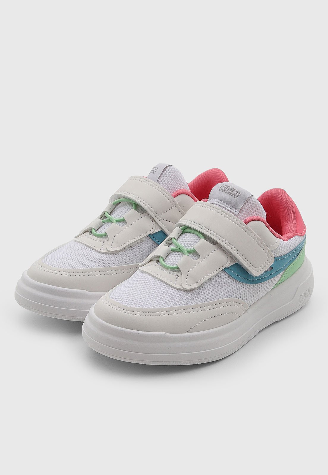 Infantil - Tênis Klin Next Mini Têxtil Branco