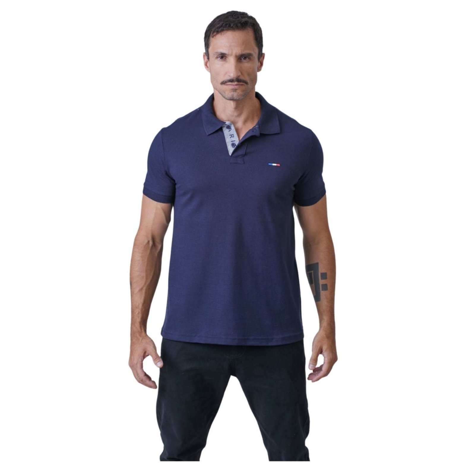 Camisa Polo França Industrie Básica Estilo Tomy Piquet Premium