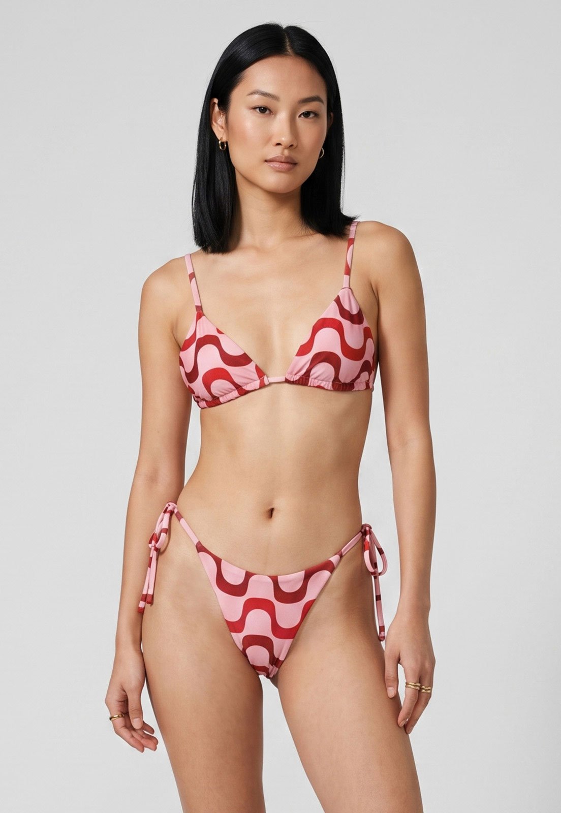 Conjunto Biquíni FARM Lacinho Double Rosa