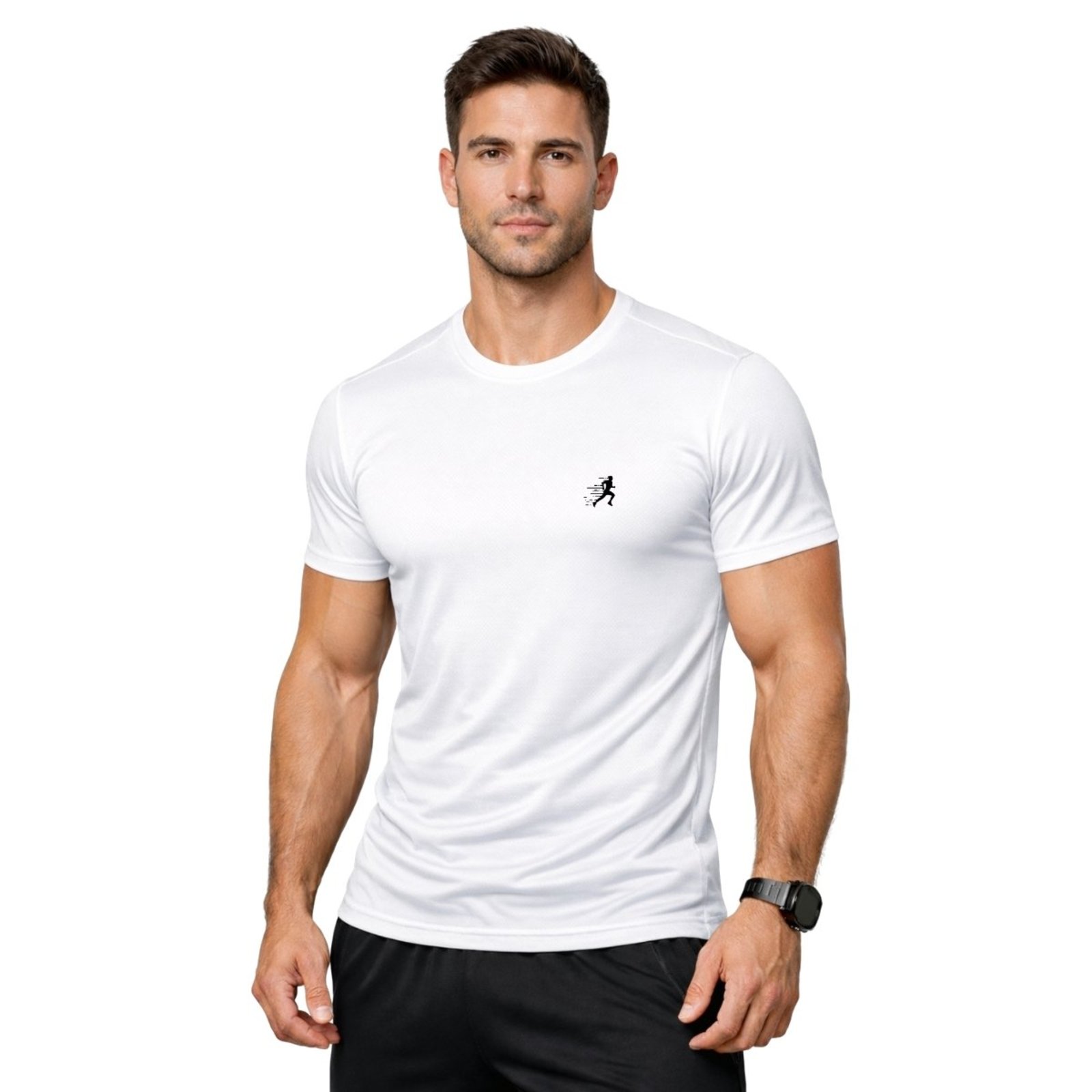 Camiseta Masculina Dry Fit Esportiva para Academia e Corrida