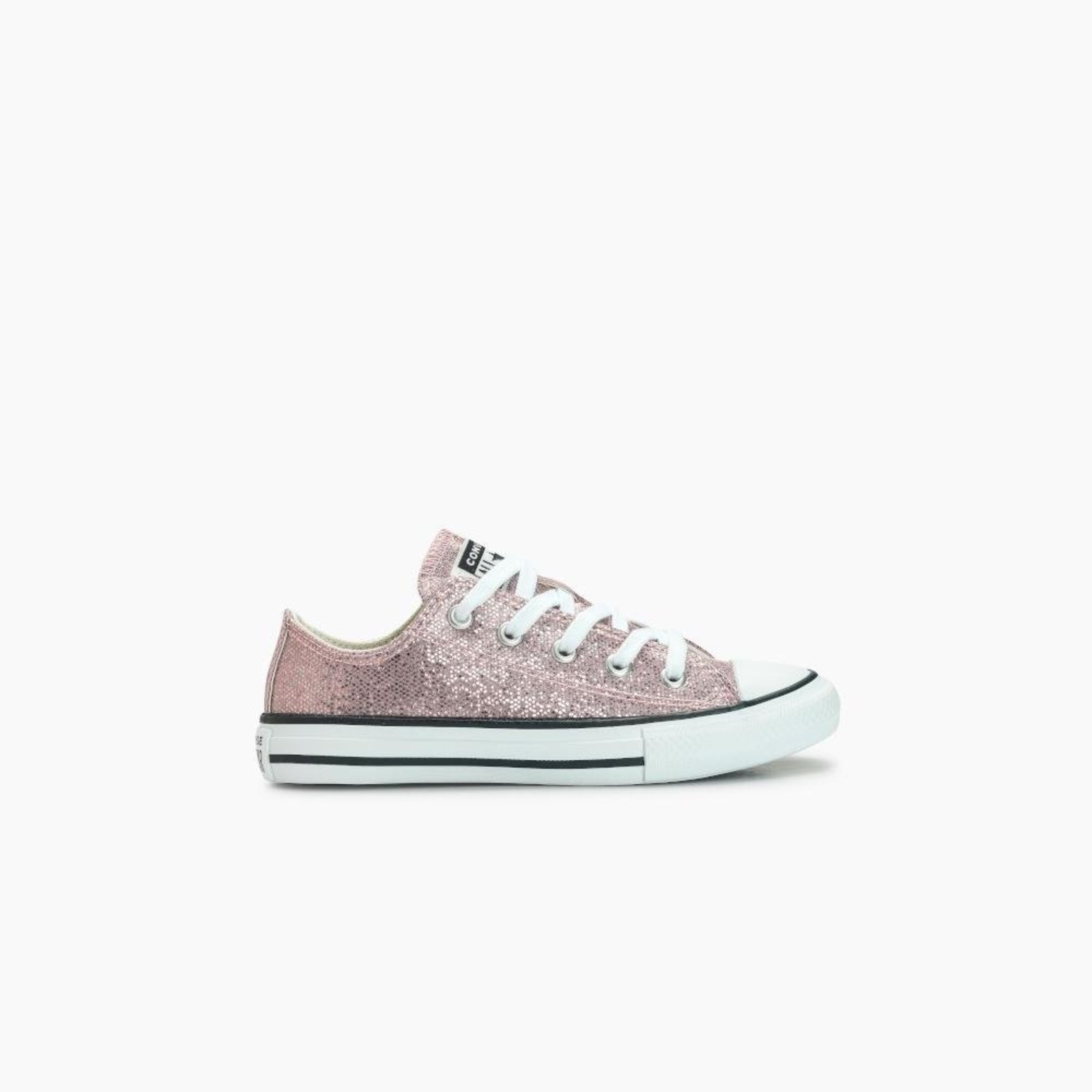 Infantil - Tênis Juvenil Chuck Taylor All Star Shine Cano Baixo Rosa