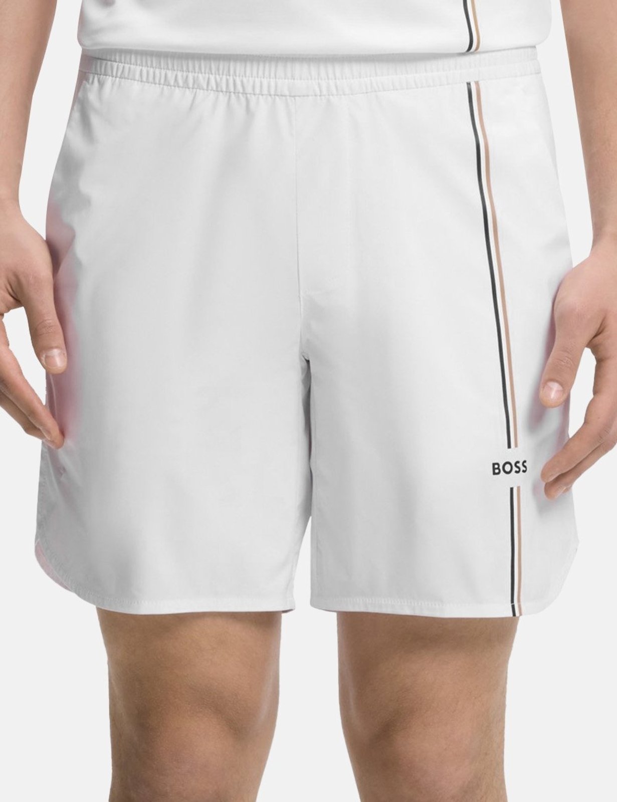 Short Hugo Boss Masculino Regular SH_TOC Game 8 inch Branco