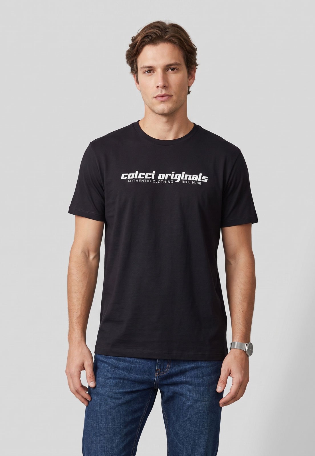 Camiseta Masculina Colcci Preto