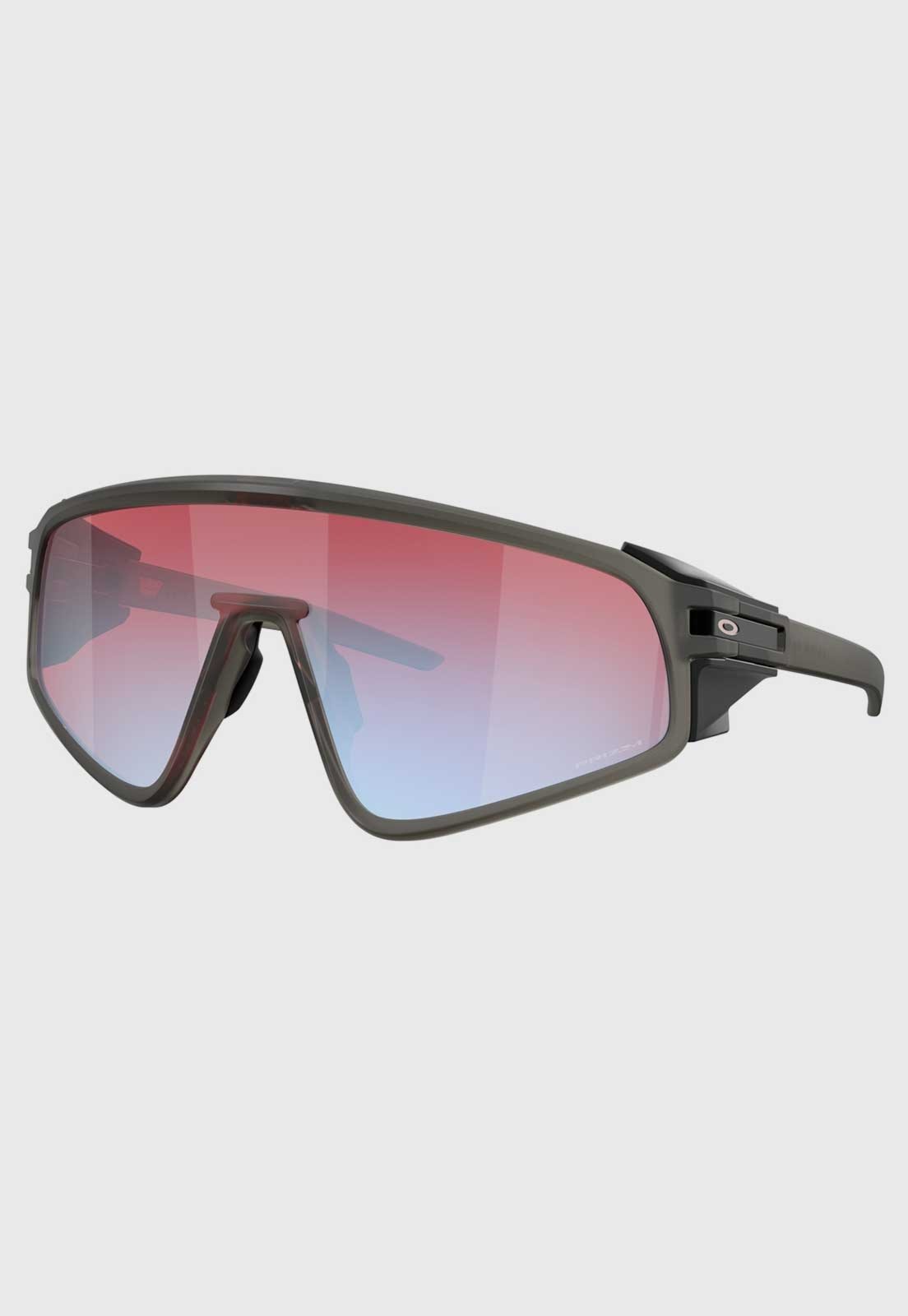 Óculos de Sol Oakley Latch Panel Unissex Cinza Fosco com Lente Degradê Azul e Rosa