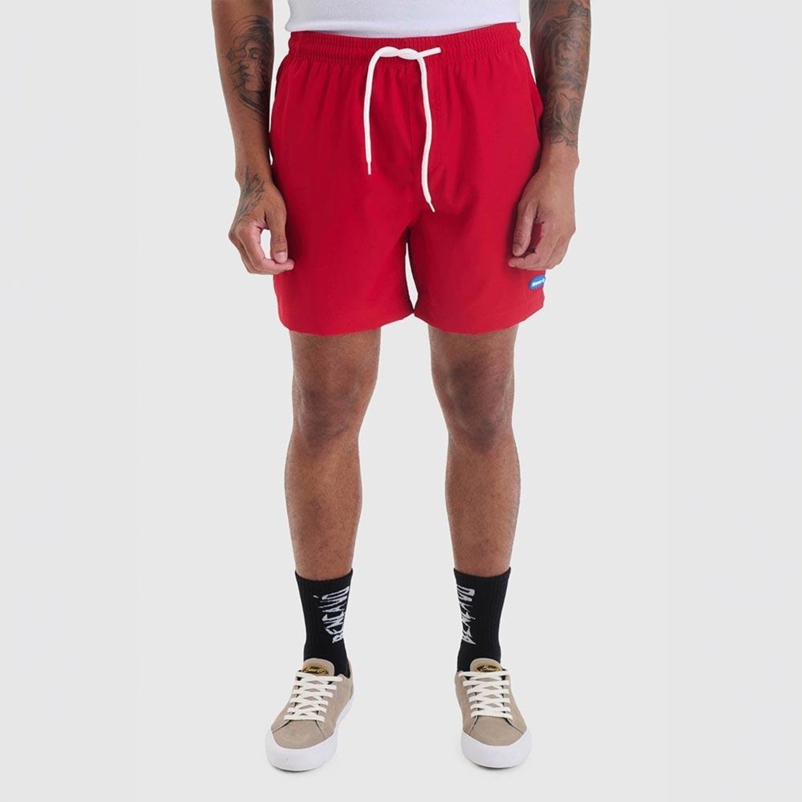 Beach Shorts Basic Elipse Vinho