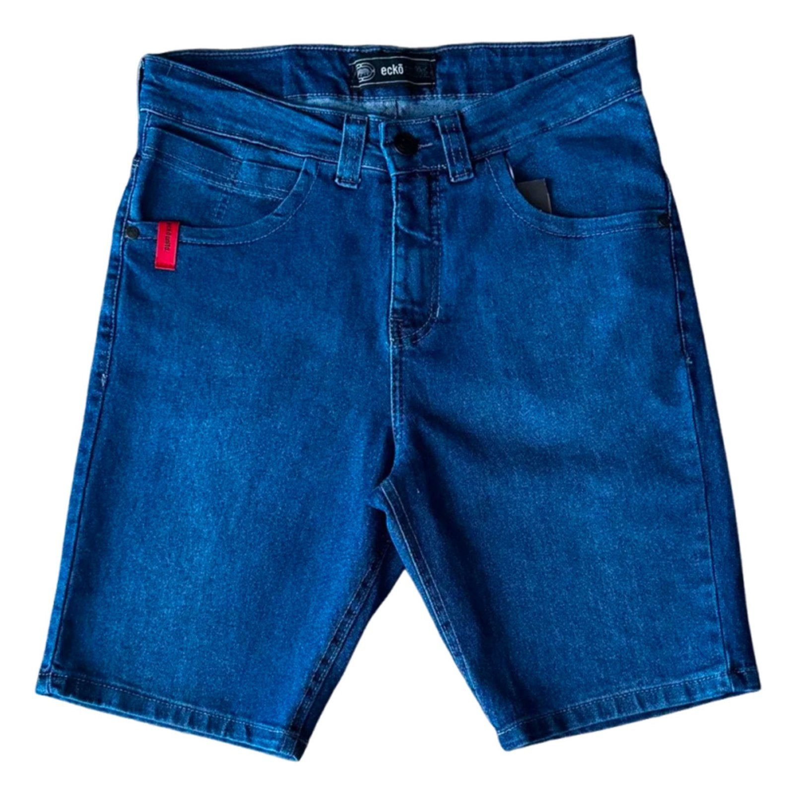 Bermuda Jeans Ecko Masculina Ek459 Azul