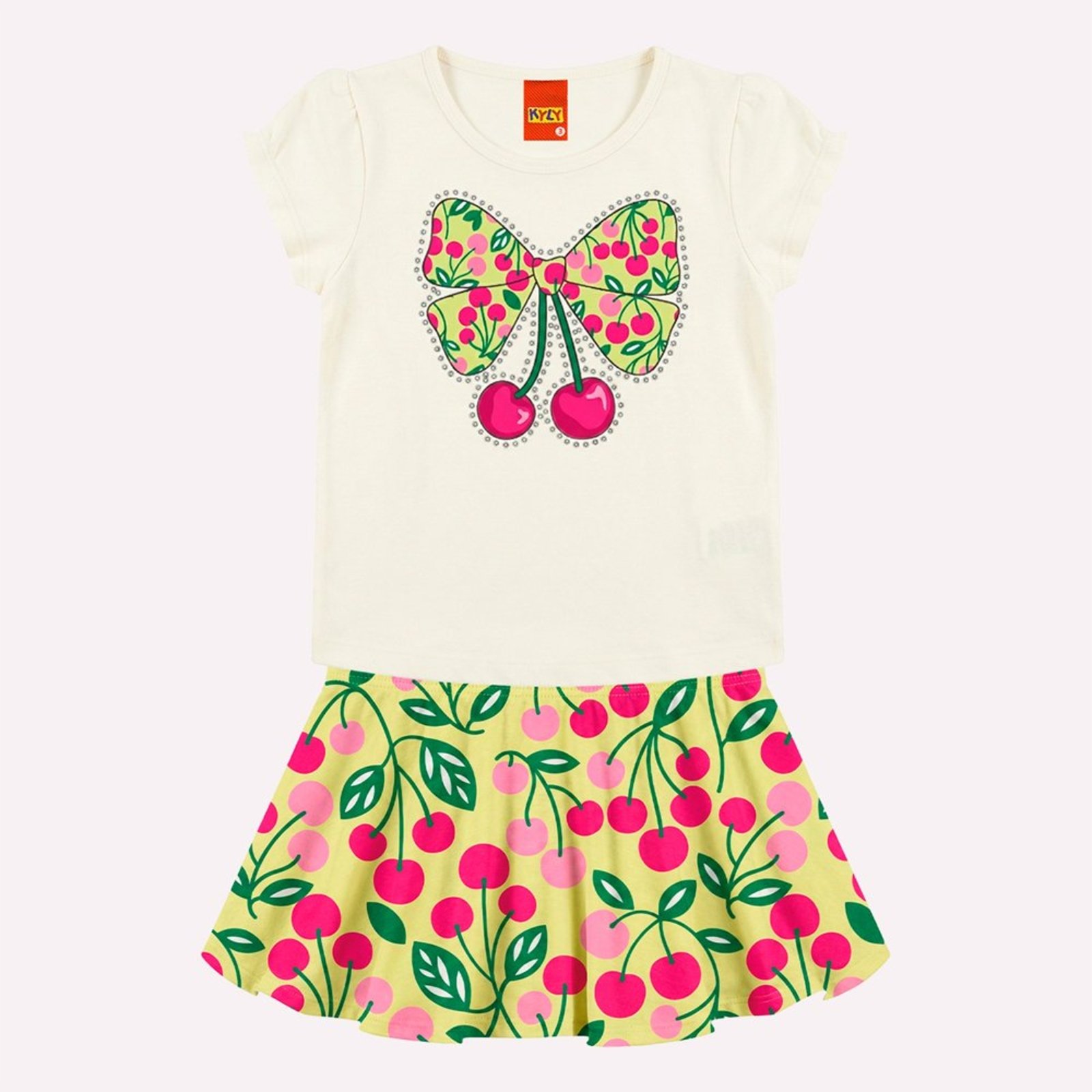 Infantil - Conjunto Menina com Strass Kyly