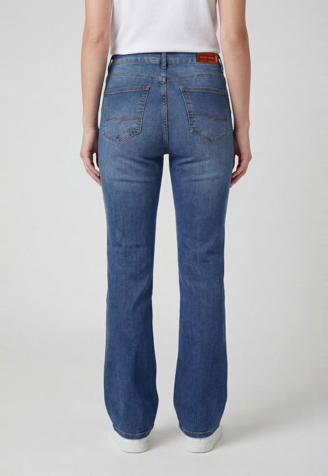 Vista 3 Calça Feminina Colcci Jeans azul Colcci Jeans azul